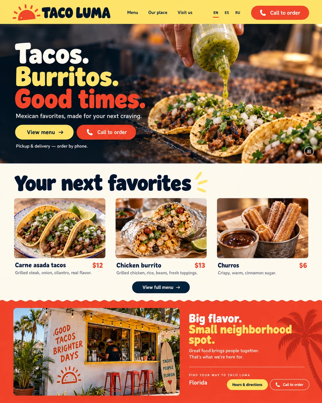 Original TACO LUMA design concept
